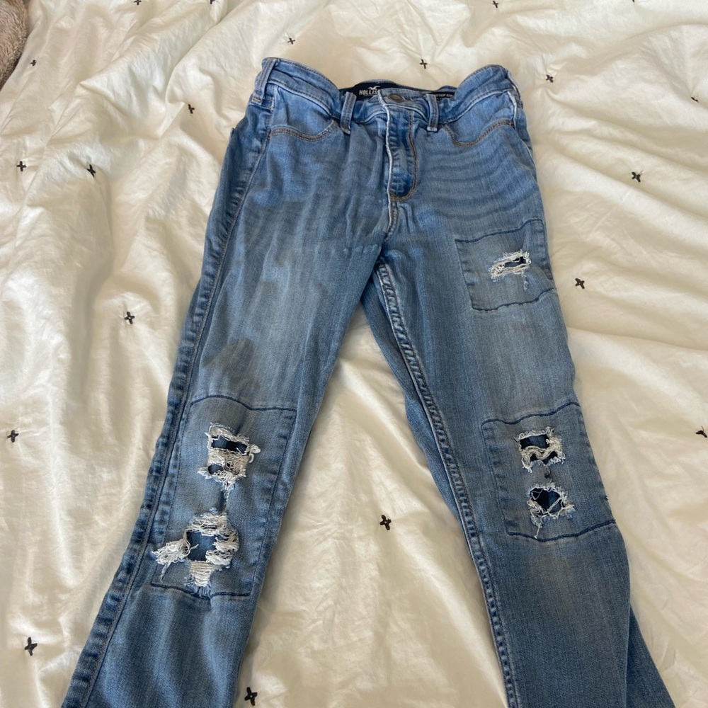 Hollister high rise cropped jeggings